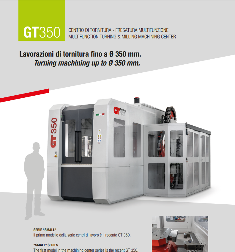 GT350 CNC Machining Center Catalog